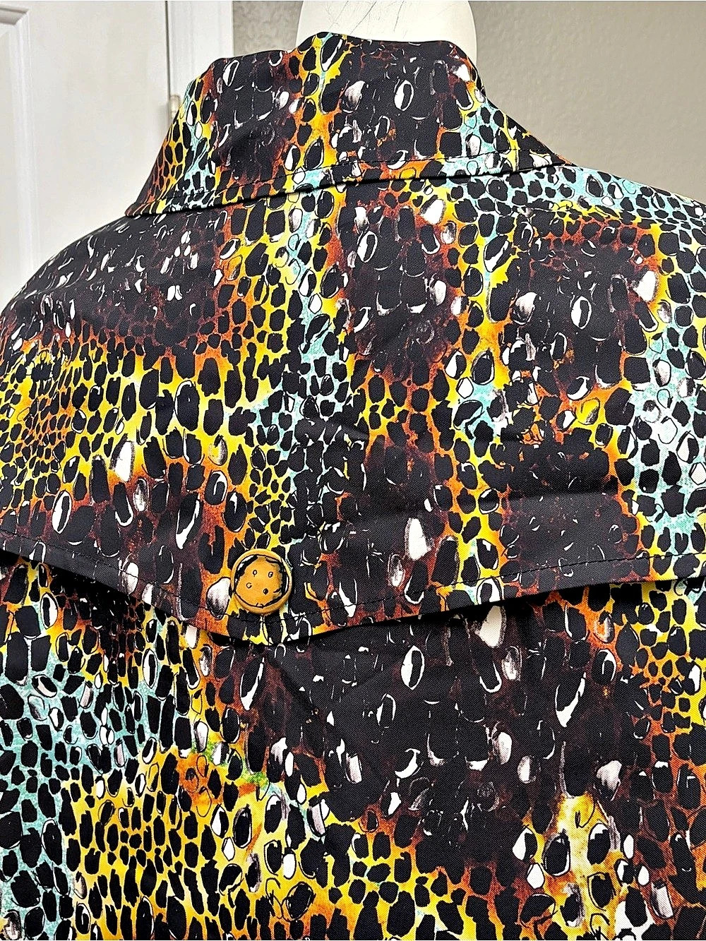 Persona by Marina Rinaldi Animal Print Trench Coat NWOT Size 22 - Picture 11 of 13